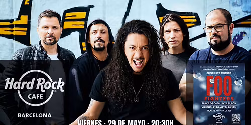 Concierto en Hard Rock Cafe Barcelona - 29 Mayo 2026