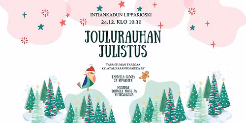 Joulurauhan julistus lippakiskalla 24.12.