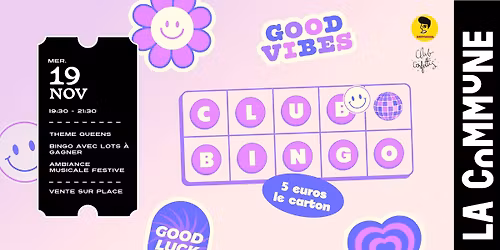 Club Bingo - Sp\u00e9cial Queens \ud83c\udf1f