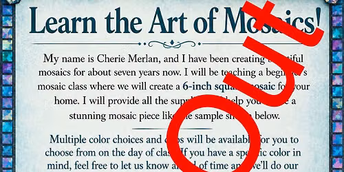 Learn the Art of Mosaics