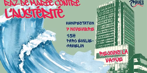 MANIFESTATION CONTRE L'AUST\u00c9RIT\u00c9 ET POUR LA PROTECTION DU FILET SOCIAL