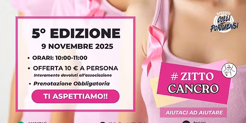 QUINTA EDIZIONE \u2013 EVENTO A FAVORE DELL\u2019ASSOCIAZIONE ZI