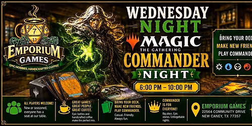 MTG: Commander Weekly Open Play