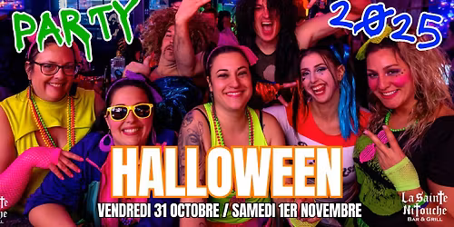 Halloween partie Resto 31 oct.\/1er nov. STE-NITOUCHE