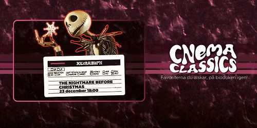 Jultradition: THE NIGHTMARE BEFORE CHRISTMAS