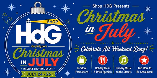 ShopHDG Christmas in July Weekend