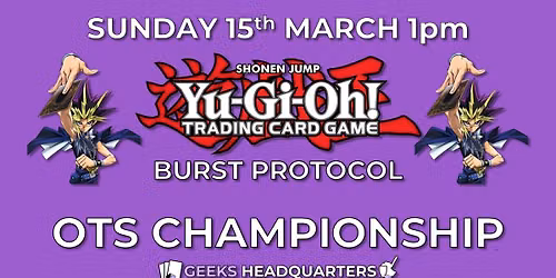 Yu-Gi-Oh! Blazing Dominion OTS Championship