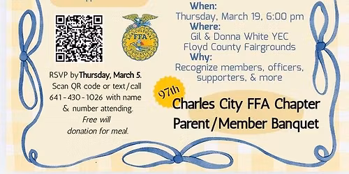 Charles City FFA Chapter Banquet