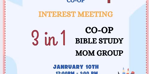 The Village homeschool Co-op interest meeting!