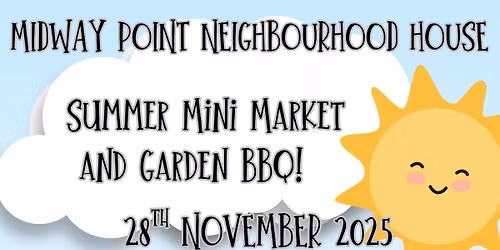 Summer mini market and Garden BBQ