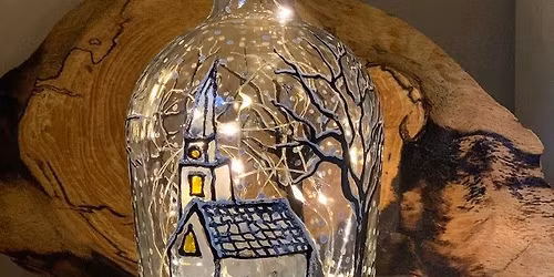 Sip and Paint - Bottle painting