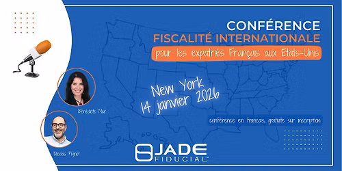 [NYC] Conf\u00e9rence - La fiscalit\u00e9 Franco-Am\u00e9ricaine