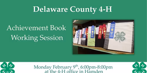 Achievement Book Working Session