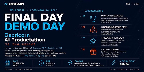 Capricorn AI Productathon 2026 | Final Demo Day