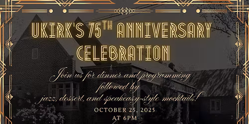 75th Anniversary Dinner with Speakeasy