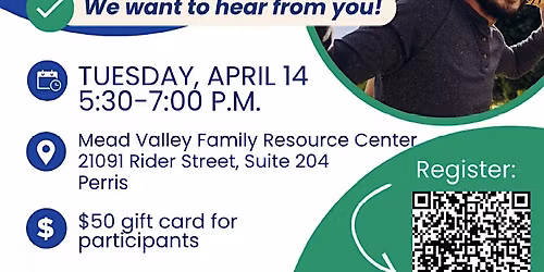 Family Listening Session Sesi\u00f3n de Escucha Familiar