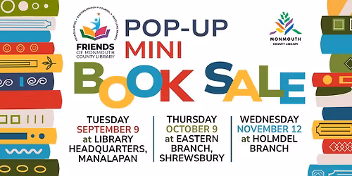 Mini Book Sale at Holmdel Branch Library