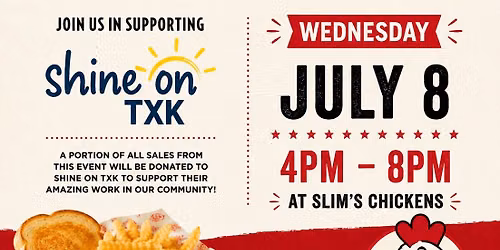 Slims chicken fundraiser 
