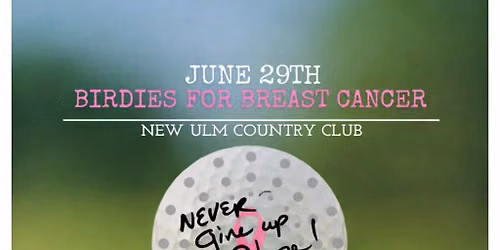 2nd Annual Birdies for Breast Cancer golf tournament!