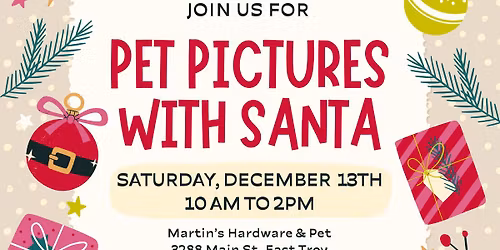 Pet Pictures with Santa 2025