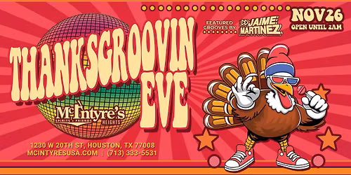 Thanksgroovin' Eve \ud83e\udd83\ud83e\udea9