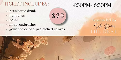 Rooftop Sip & Paint, Mother's Day Edition