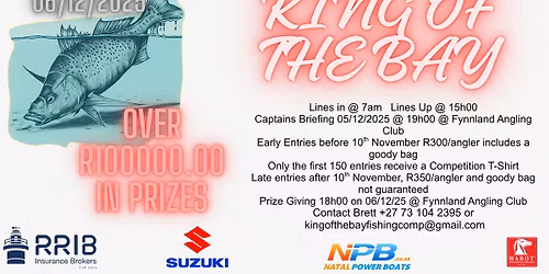 King of the bay fishing competition 2025