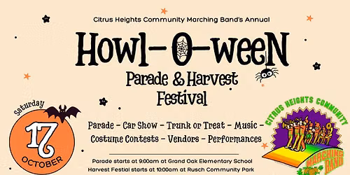 CHCMB Annual Howl O' Ween Parade, Harvest Festival & Car Show