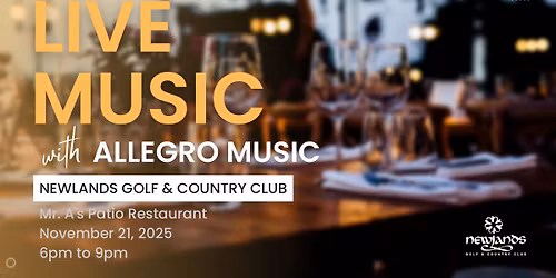Allegro Music Live @ Mr. A's Patio Restaurant