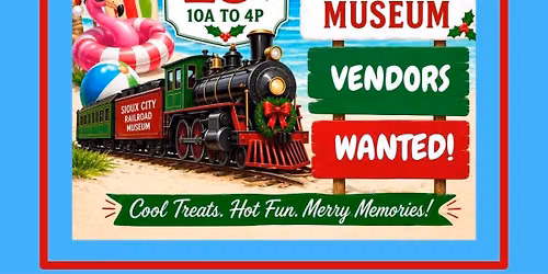 Vendor at Christmas in July
