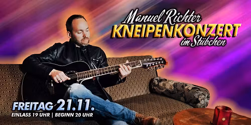St\u00fcbchen Kneipenkozert  \ud83c\udfb8  Mit Manuel Richter