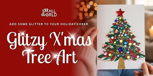 Glitzy X'mas Tree Art