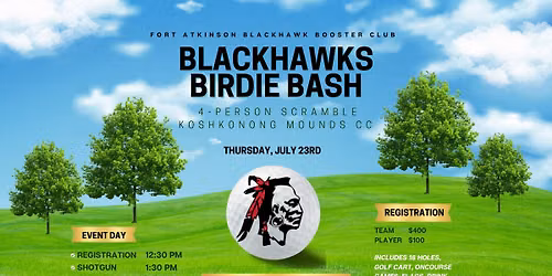 Blackhawks Birdie Bash \u26f3\ufe0f | Fort Atkinson Booster Club Golf Outing