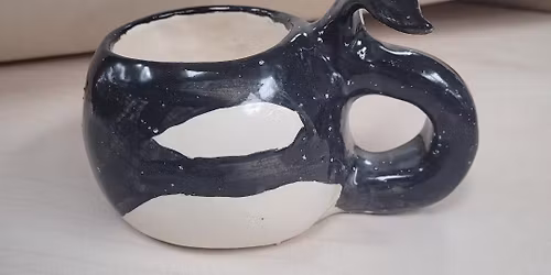 Whale Mug Ceramic Sculpting Class