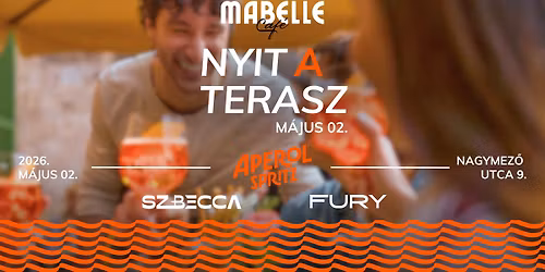 NYIT A TERASZ! \u2013 Mabelle Caf\u00e9 x Aperol