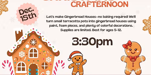 Christmas Crafternoon: Gingerbread Houses!