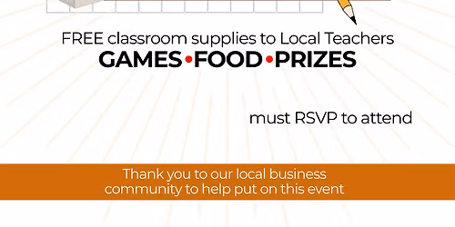 Garland Teacher Stock Up Party