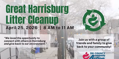 Great Harrisburg Litter Cleanup