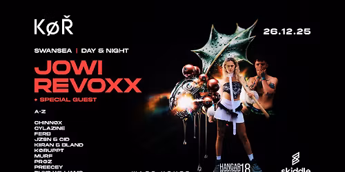 Keep On Raving (K\u00f8\u0158) pres Jowi\/Revoxx & Surprise guest 