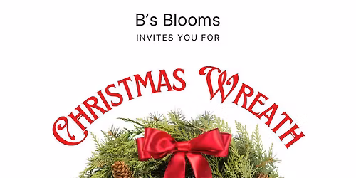 Christmas Wreath Making Class