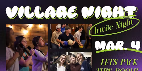 Village Night\/Invite Night\u2013 Silly String Battle