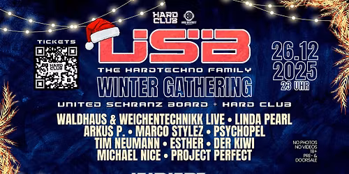 USB - UNITED SCHRANZ BOARD X HARD CLUB RUHRPOTT X WINTER GATHERING 