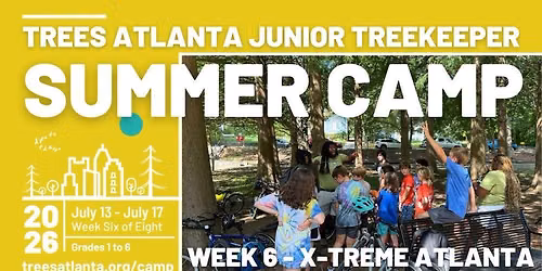 Junior TreeKeeper Summer Camp 2026 - X-treme Atlanta