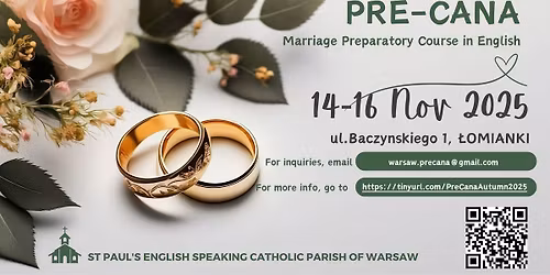 Pre Cana Marriage Preparation Course