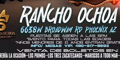 MI BANDA EL MEXICANO, BANDA RAFAGA & MAS