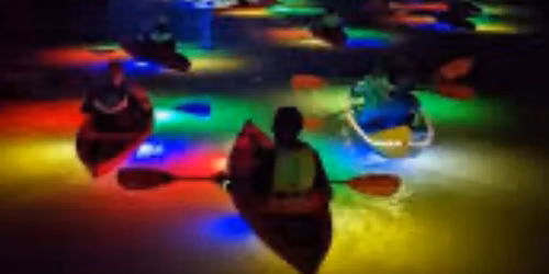 2nd annual Glow in dark kayak 