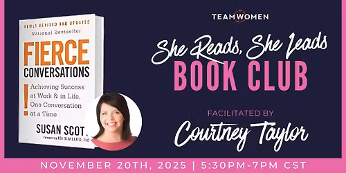 She Reads, She Leads Book Club w\/ Courtney Taylor