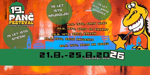 19. PANČ FESTIVAL STAND UP KOMEDIJE