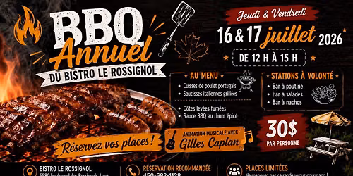 BBQ Annuel 16-17 juillet 2026