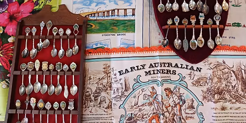 Ahh Tea Time - an exploration of tea culture in Australia through souvenir teaspoon & teatowel art